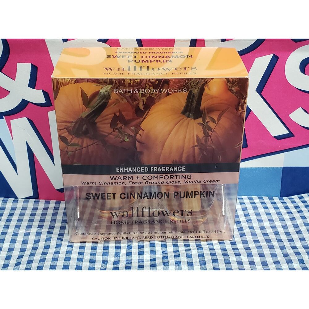 BBW Sweet Cinnamon Pumpkin ENHANCED FRAGRANE WARM & COMFORTING Wallflower Refill